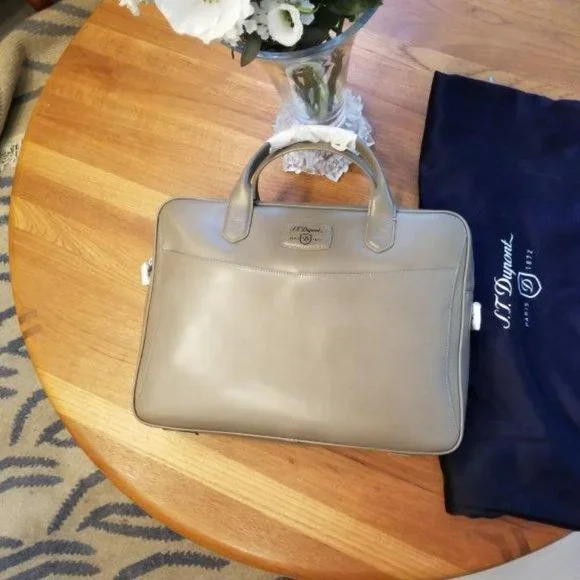 S.T. Dupont Unisex Messenger Bag - Picture 11 of 13